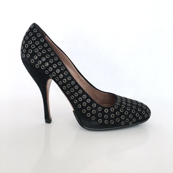 Alaïa Paris black suede studded pumps - size 38 - Picture 5 of 5